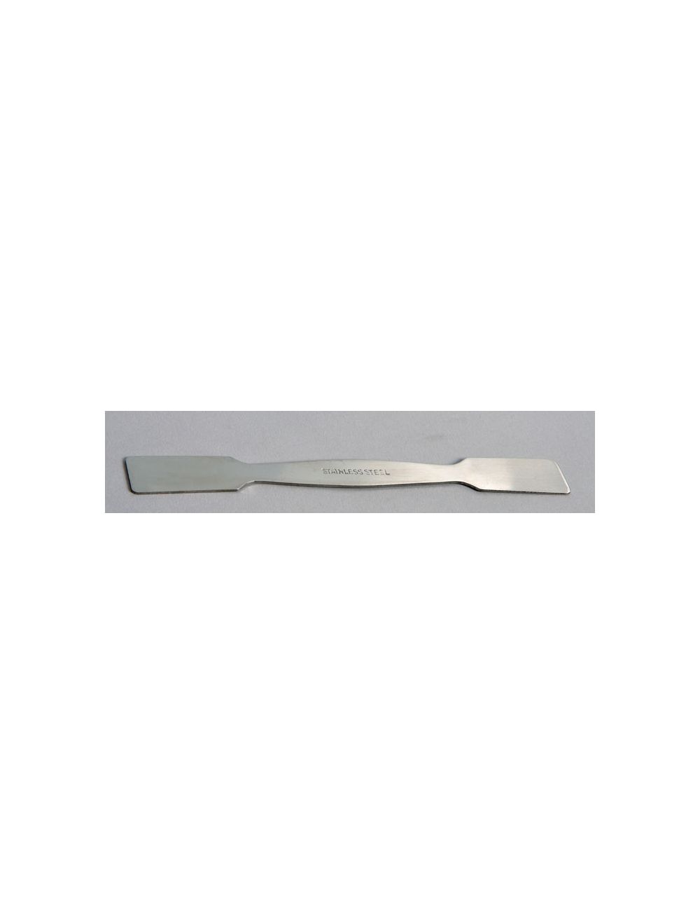 United Scientific® Stainless Steel Laboratory Spatula, Both Ends Flat, 4" – Pack of 10