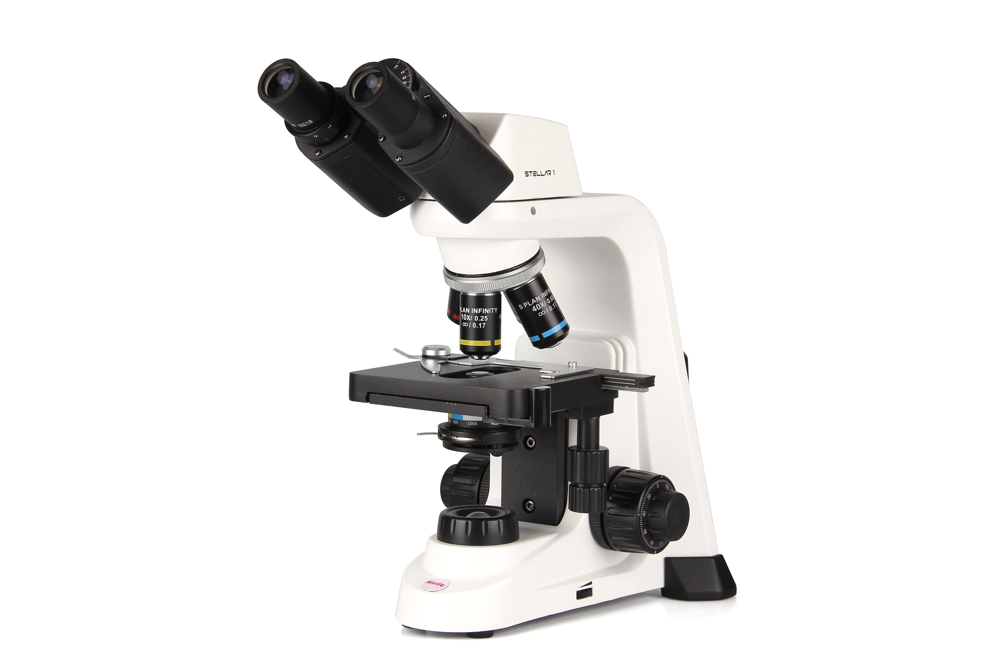 National Stellar1 Pro Series Biological Microscopes – Binocular & Trinocular Models with Infinity Optical System, Plan Achromatic Objectives & LED Illumination for Professional Teaching & Research Labs