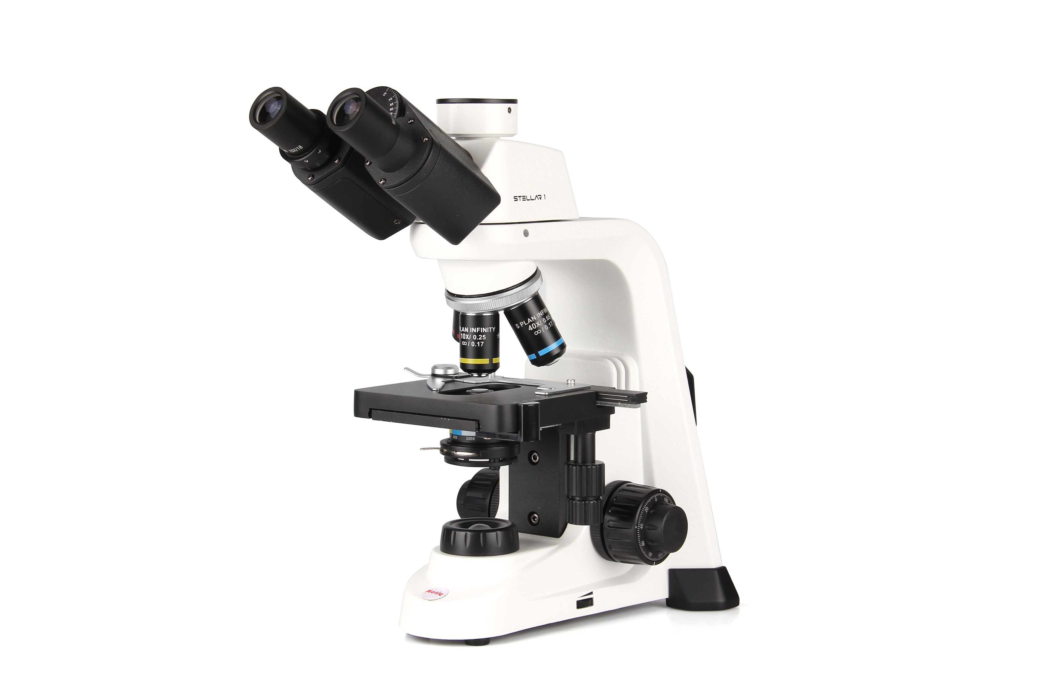 National Stellar1 Pro Series Biological Microscopes – Binocular & Trinocular Models with Infinity Optical System, Plan Achromatic Objectives & LED Illumination for Professional Teaching & Research Labs