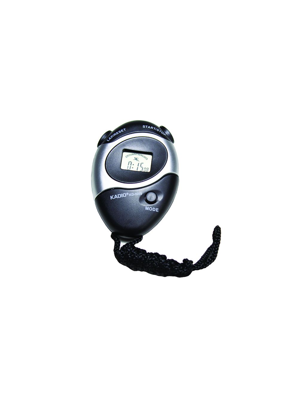 United Scientific® Digital Stopwatch – Black, with Split Timing, Alarm & Calendar Display