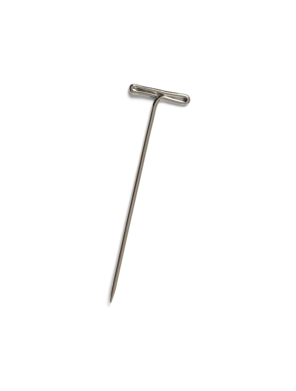 United Scientific® 2" Nickel-Plated T-Pins – Pack of 100 | Durable Steel Lab & Classroom Dissection Pins
