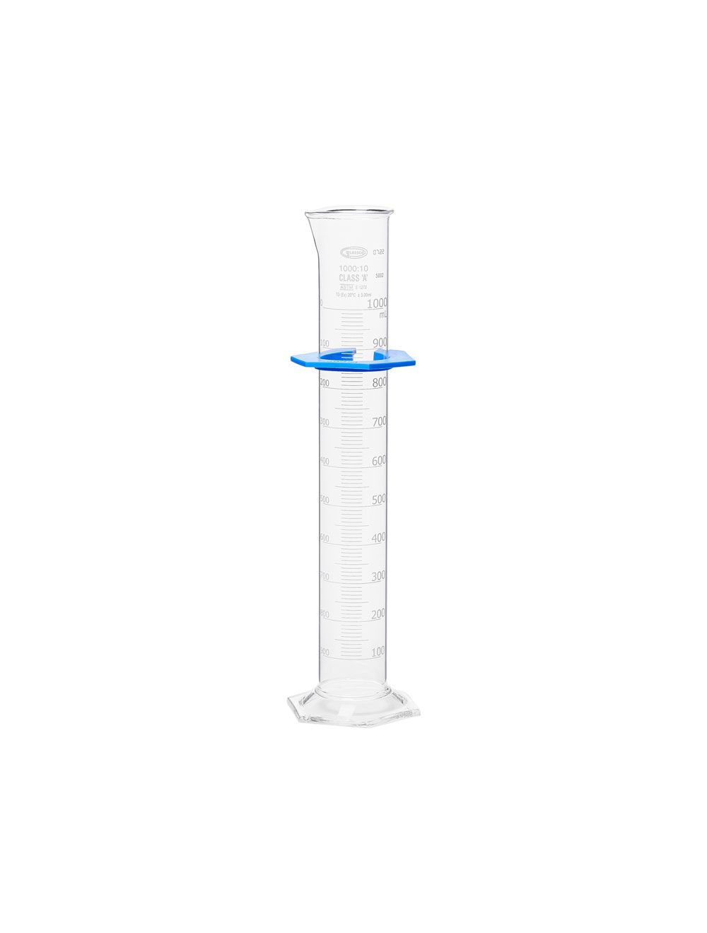 United Scientific® Class A 10mL Glass Measuring Cylinders, Double Scale, TD, Batch Certified – Pack of 2