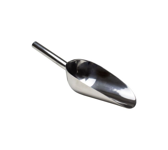 United Scientific® Reuz™ Stainless Steel Scoop – 100 mL Durable Laboratory Sampling Tool