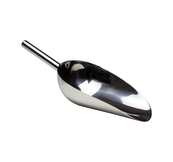 United Scientific® Reuz™ Stainless Steel Scoop – 100 mL Durable Laboratory Sampling Tool