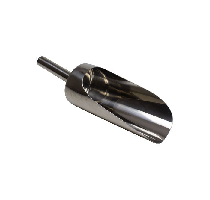 United Scientific® Reuz™ Stainless Steel Pharma Scoop, 10 mL – Durable 304 SS Laboratory Powder Scoop