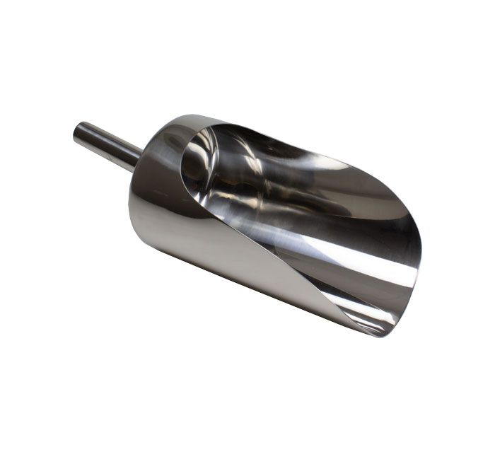 United Scientific® Reuz™ Stainless Steel Pharma Scoop, 10 mL – Durable 304 SS Laboratory Powder Scoop