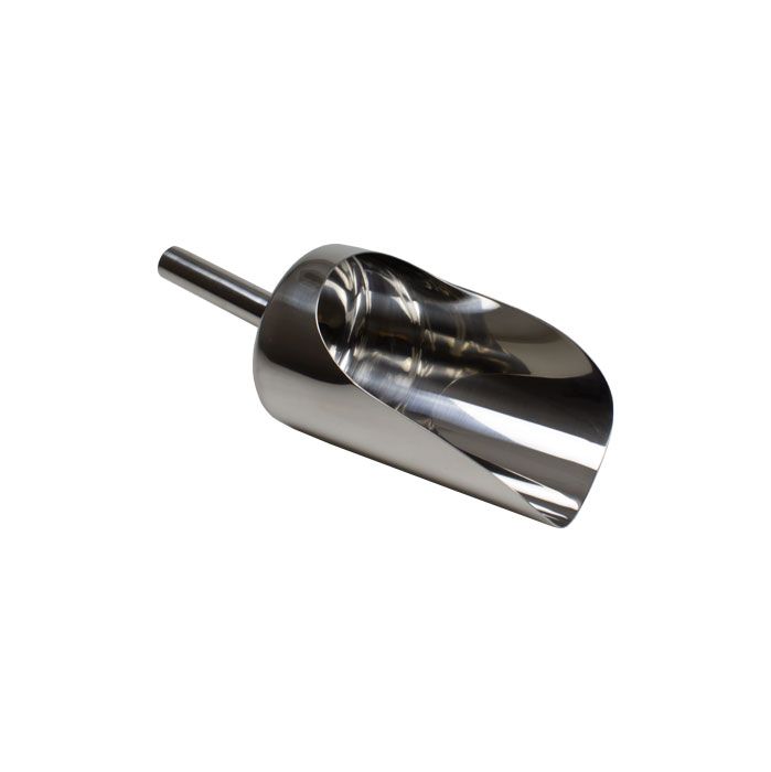 United Scientific® Reuz™ Stainless Steel Pharma Scoop, 10 mL – Durable 304 SS Laboratory Powder Scoop