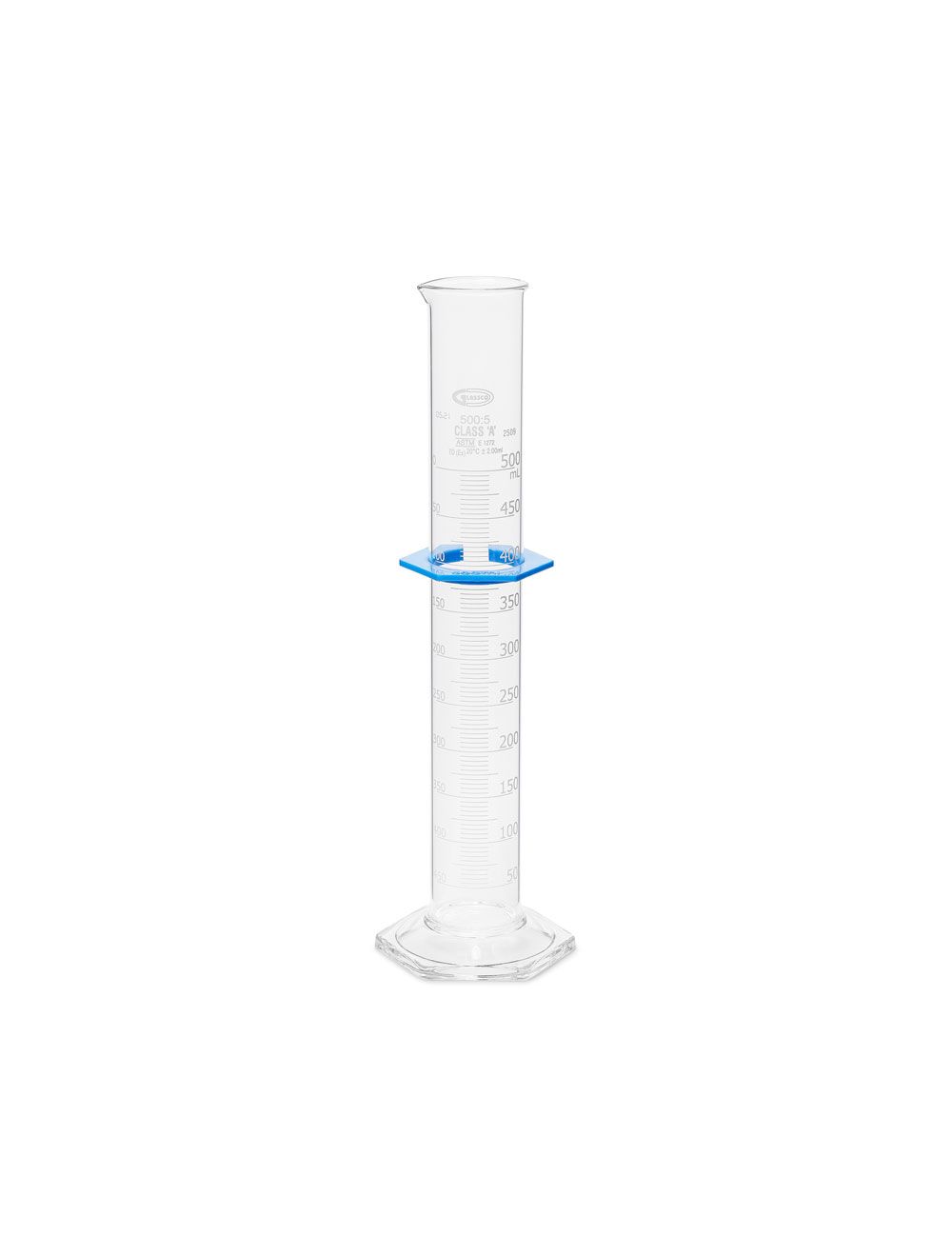 United Scientific® Class A Glass Measuring Cylinder, 5mL – Double Scale, TD, Individually Certified