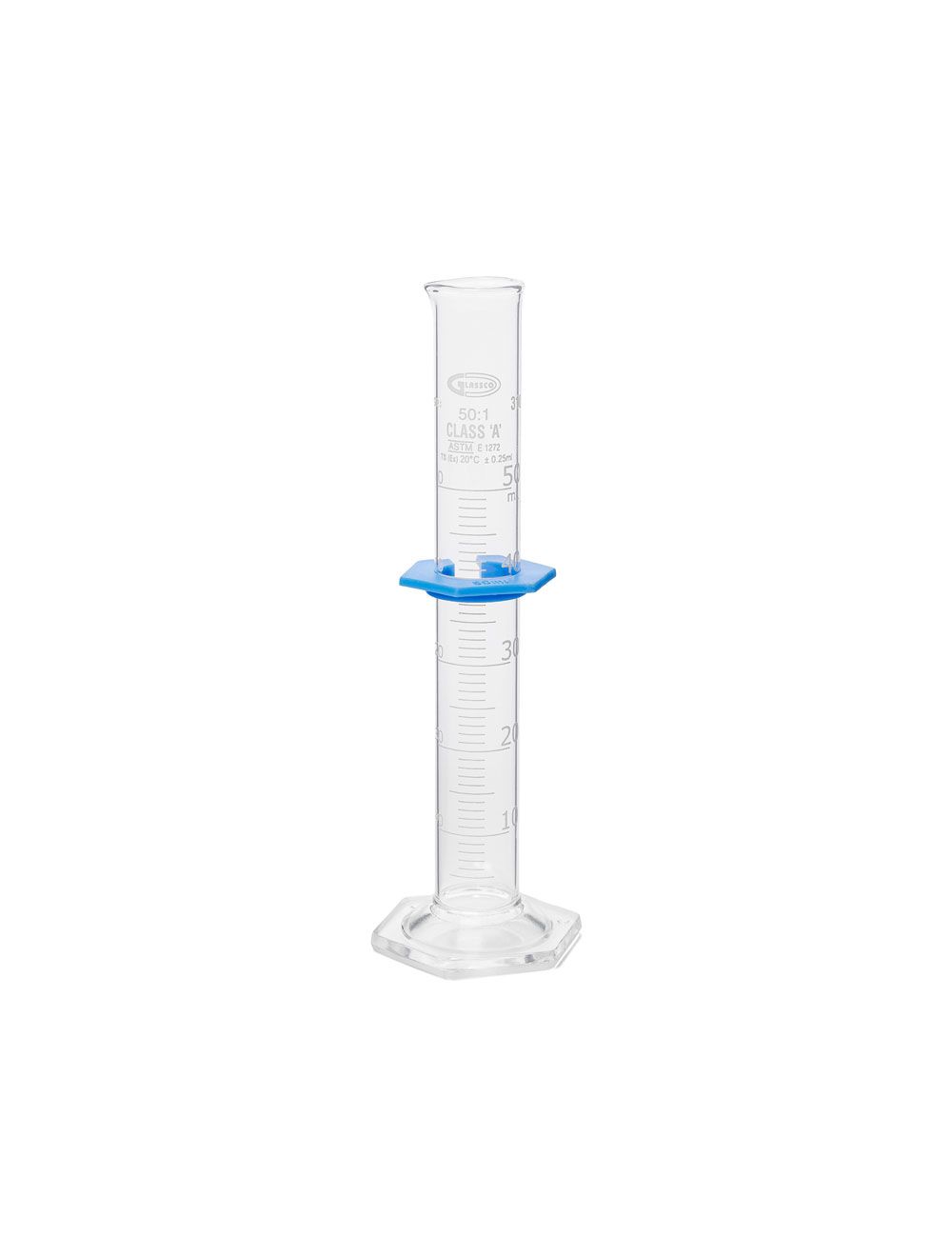 United Scientific® Class A 10mL Glass Measuring Cylinders, Double Scale, TD, Batch Certified – Pack of 2