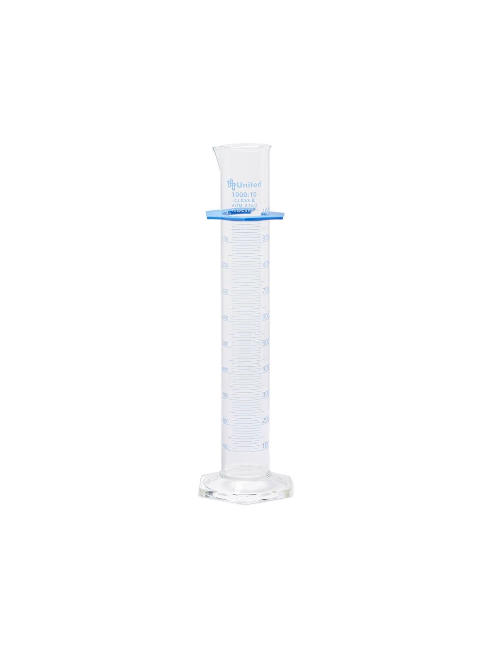 United Scientific® Graduated Cylinder, Double Scale, Class B, Borosilicate Glass, 5mL – Pack of 2