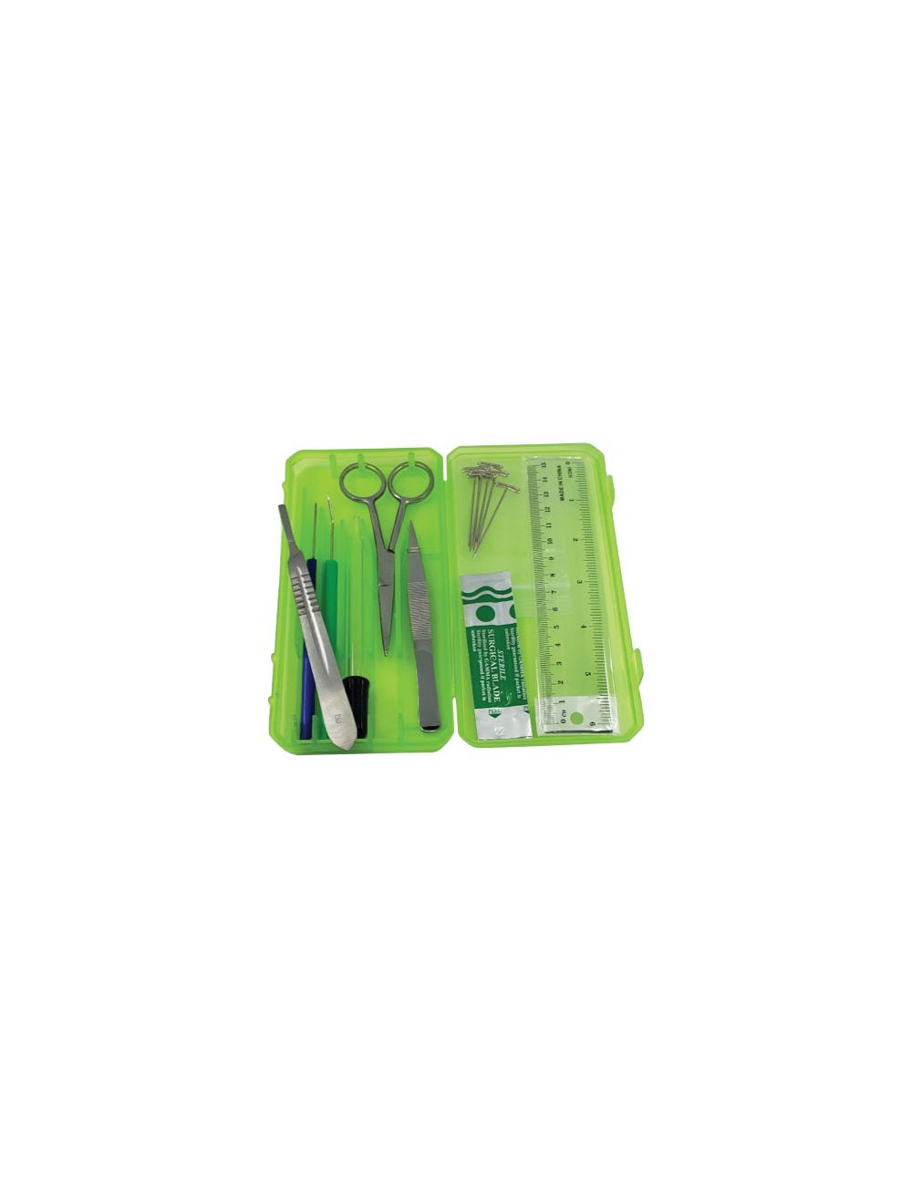 United Scientific® Dissecting Kit – Set of 8 Dissection Instruments with Hard Plastic Case