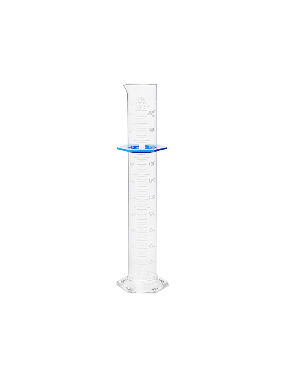 United Scientific® Class A Glass Measuring Cylinder, 5mL – Double Scale, TD, Individually Certified