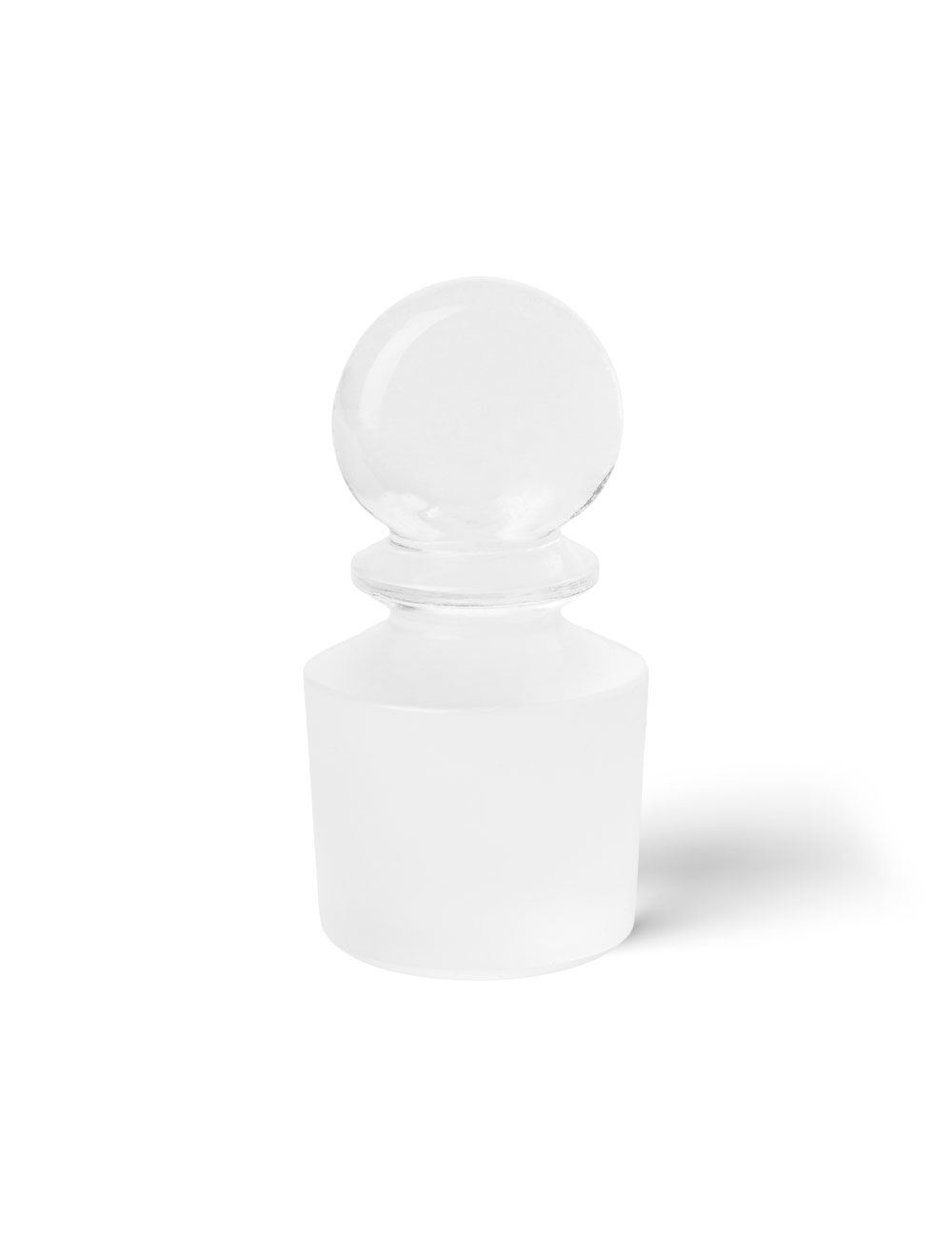 United Scientific® #13 Solid Glass Pennyhead Stopper – Borosilicate 3.3 Ground Joint for Flasks & Funnels