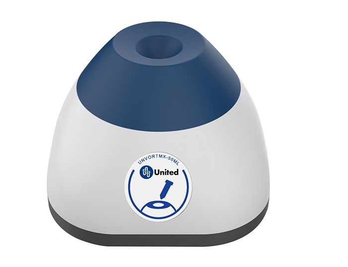 United Scientific™ Eco-Mix Vortex Mixer, Compact 3000 RPM Tube Mixer for Test & Centrifuge Tubes up to 50mL