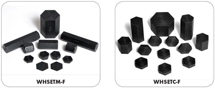 United Scientific® Hexagonal Metric Weight Set – Durable Steel Masses for Physics & Classroom Labs